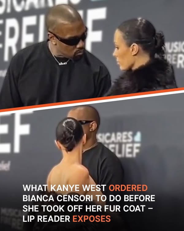 A Lip Reader Has Shared 5 Word Comment Kanye West Said To Bianca Censori Just Before She Took Off Her Coat At The Grammys