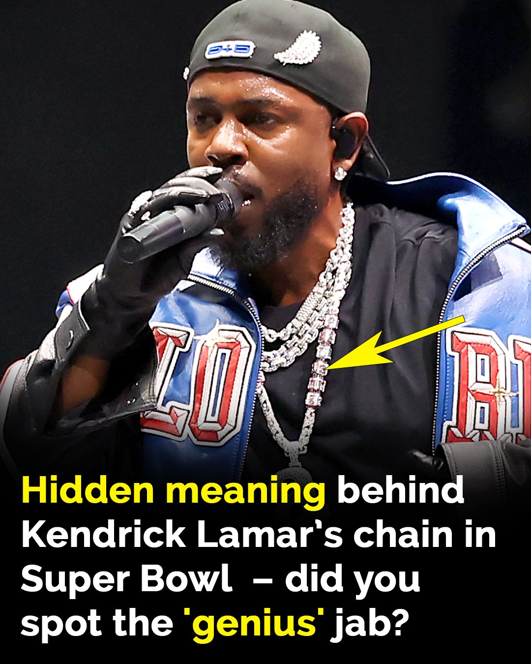 Hidden meaning behind Kendrick Lamar’s chain in Super Bowl halftime show