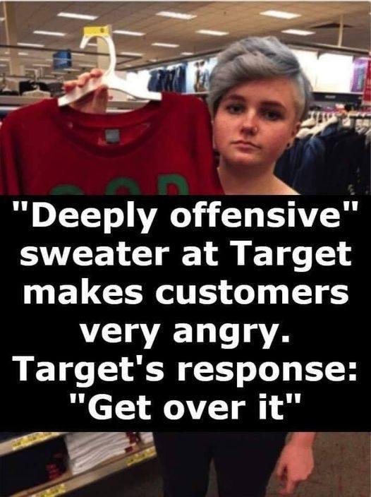 Woman Calls Out ‘Deeply Offensive’ Target Sweater: Target Tells Her To Get Over It