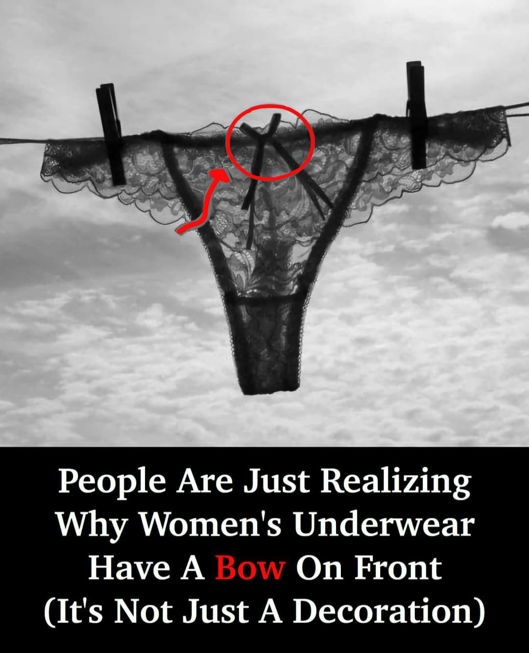 People Are Just Realizing Why Women’s Underwear Have a Bow on the Front