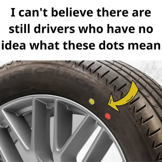 Mystery of Red and Yellow Dots on Your Tires