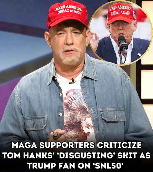 Tom Hanks Face huge backlash from MAGA supporters over ‘Offensive’ Trump voter skit