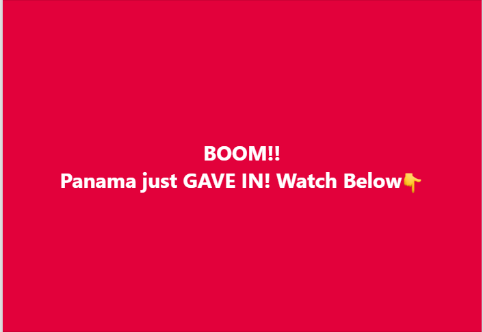 JUST IN: Panama Caves, Moves Away From China After Pressure From Trump