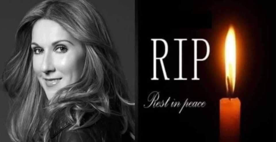 THE END OF A LEGEND. PRAYERS NEEDED FOR CELINE DION