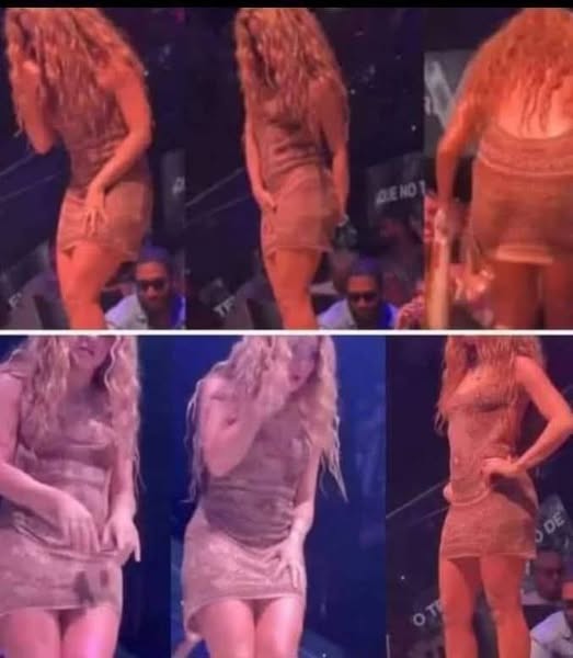 The moment Shakira leaves the stage