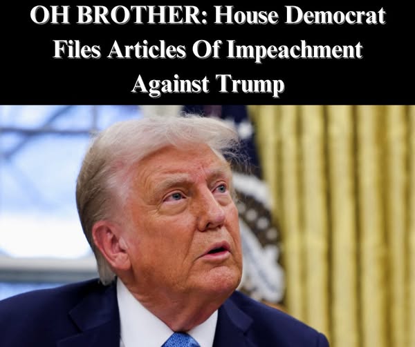 Here We Go Again: Democrat Launches Trump Impeachment Attempt