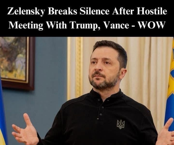 Zelensky Speaks Out Following Dispute with Trump and Vance