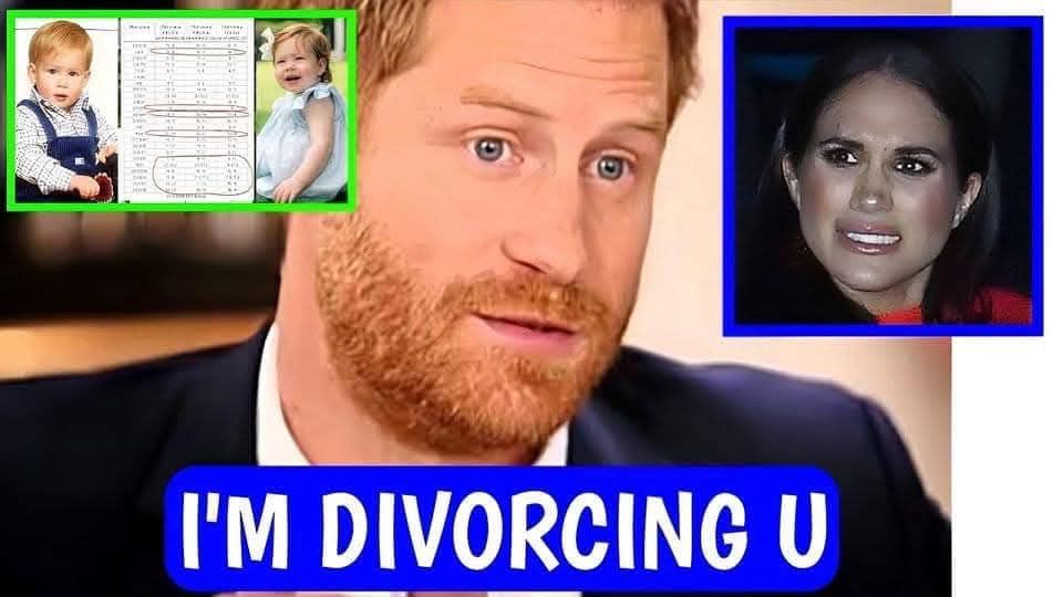 HOT NEWS: SHOCK! Harry In Tears As He Announce His Divorce With Meghan After DNA TEST Reveals He Has No Kids. Full story below👇👇👇