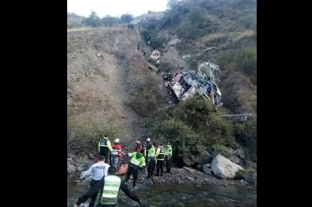 🚨BREAKING NEWS🚨 At least 21 dead after bus falls into an abyss in…see more
