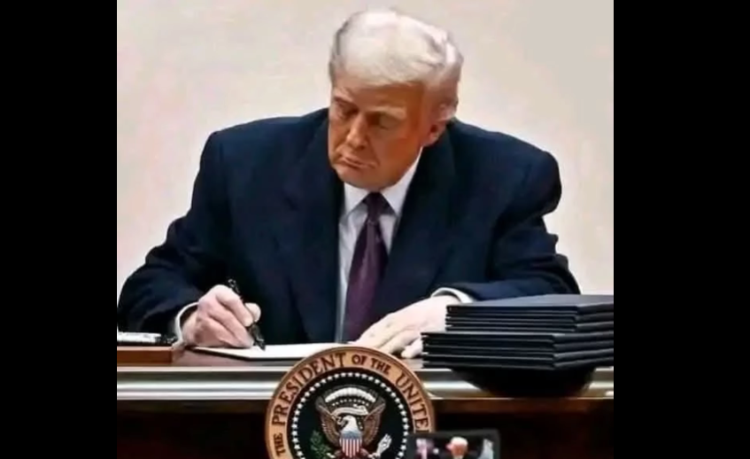 Breaking News. Donald Trump signs a decree to buy everything… See more