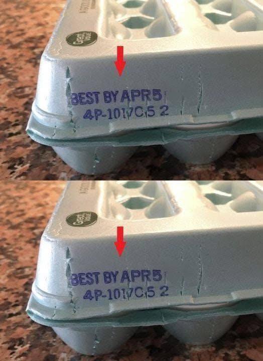 Pay attention to this date from now on. It’s not an ordinary expiration date. After working for years and years in grocery stores, I see that most people just randomly buy eggs without really noticing this detail