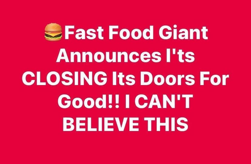 Fast Food Giant Closing Hundreds of Stores While Renovating Rest