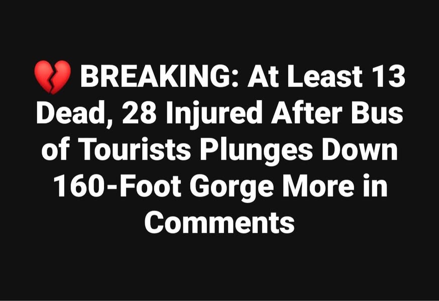 At Least 13 Dead, 28 Injured After Bus of Tourists Plunges Down 160-Foot Gorge