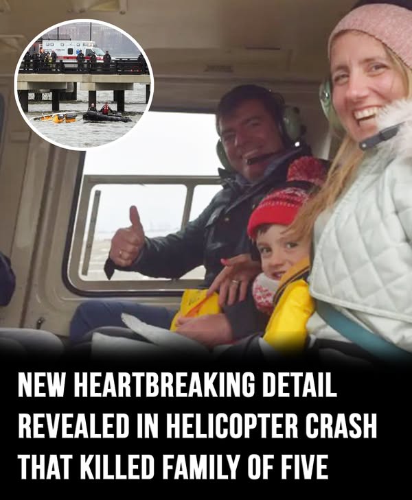 Heartbreaking new detail revealed in helicopter crash that killed family of five